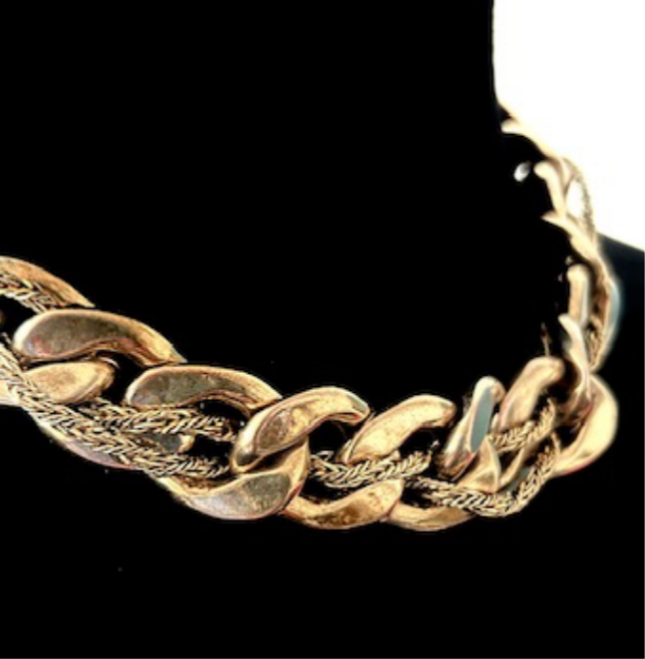 Double chain necklace