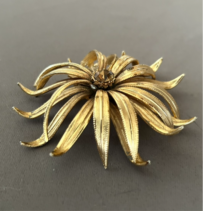 Big flower brooch