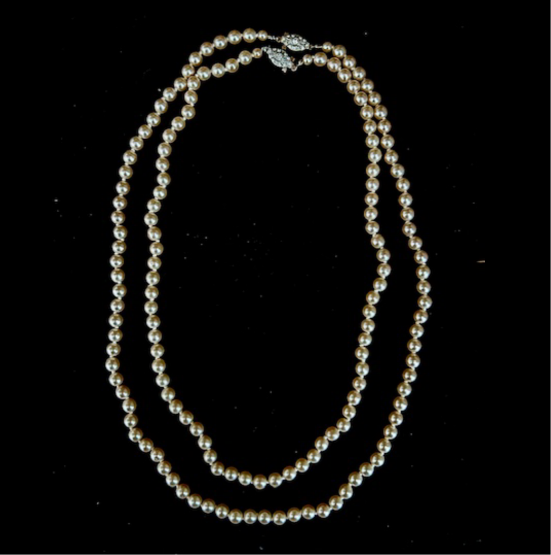 Pair of pearl necklaces