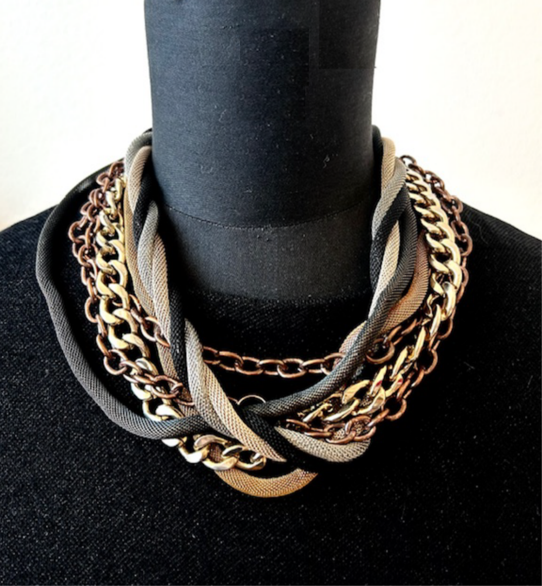 Multi chain necklace