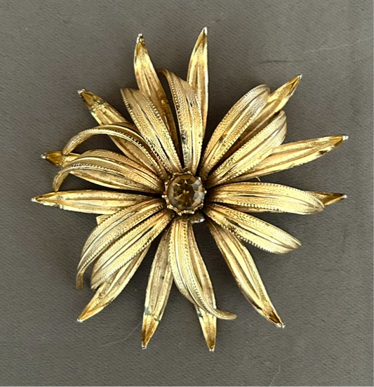 Big flower brooch