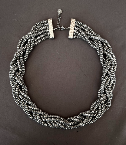 Braided necklace