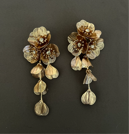 Flower earrings