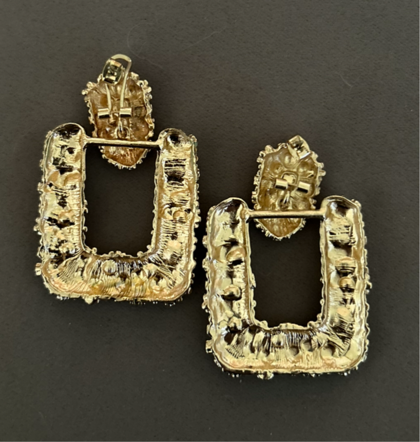 Square earrings