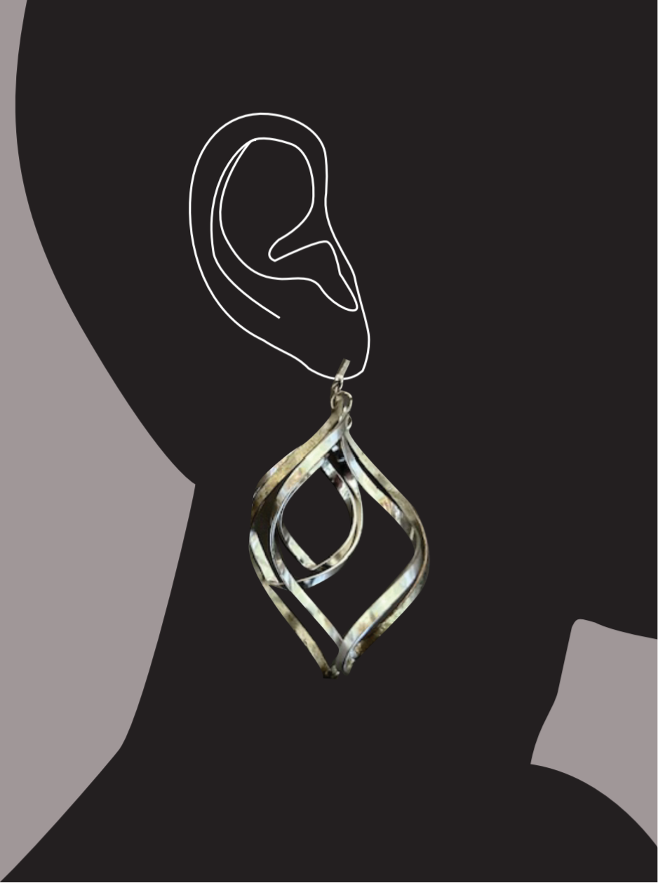 Twisted earrings