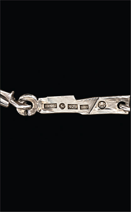 Handcrafted hammered sterling silver set