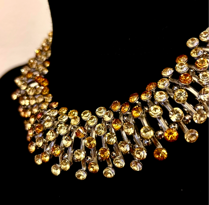 Strass collier