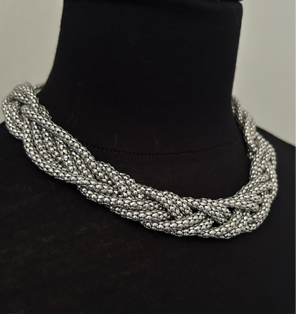 Braided necklace