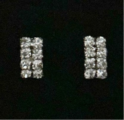 Rhinestone earrings