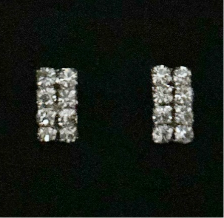 Rhinestone earrings